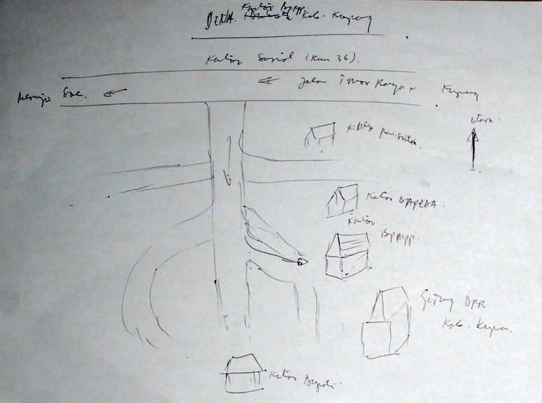 Ejemplo de mapa dibujado a mano alzada